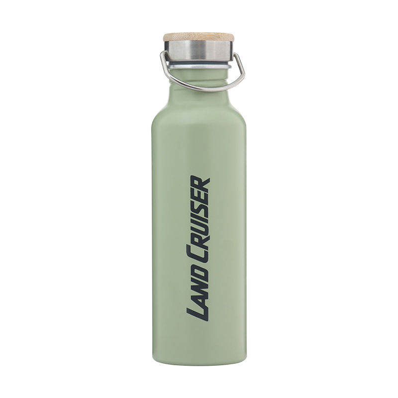 LC Green Aluminum Water Bottle