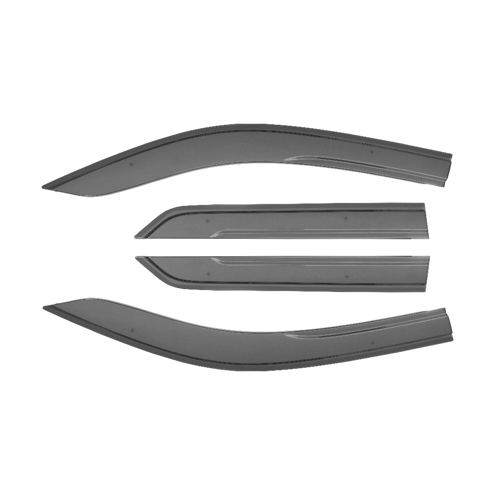 Side Visors:  Dark tint 4pcs