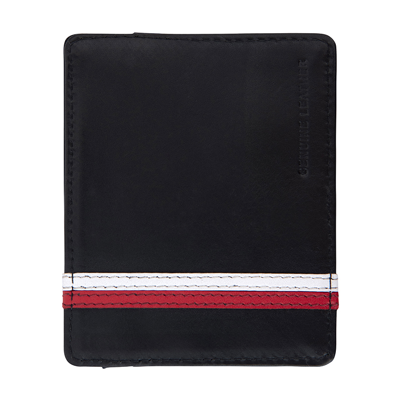 GR BLACK LEATHER CARD HOLDER