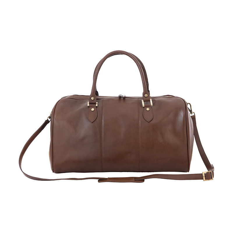 Toyota Brown Leather Holdall Bag