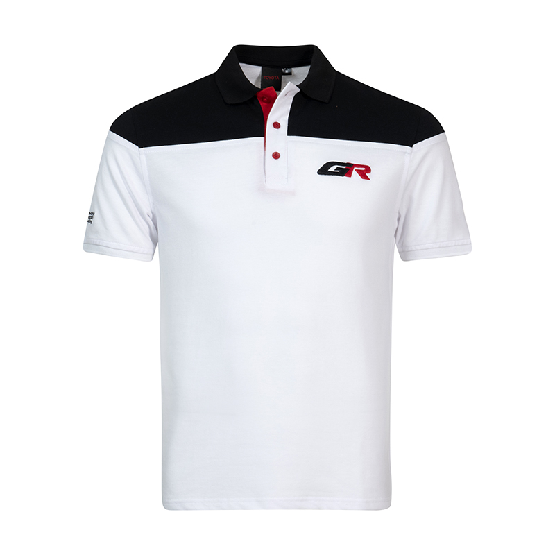 GR Mens White Golf Shirt