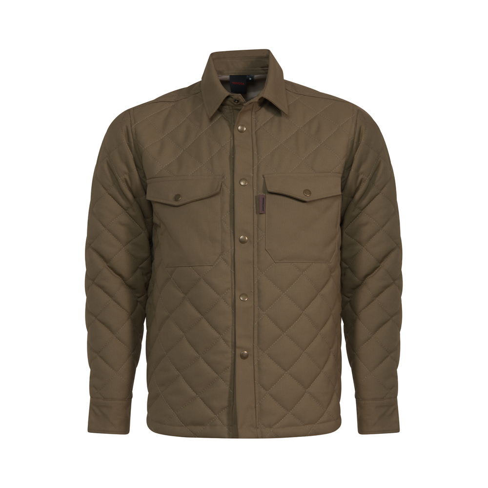 MENS LIGHT QUILTED BEIGE JACKET