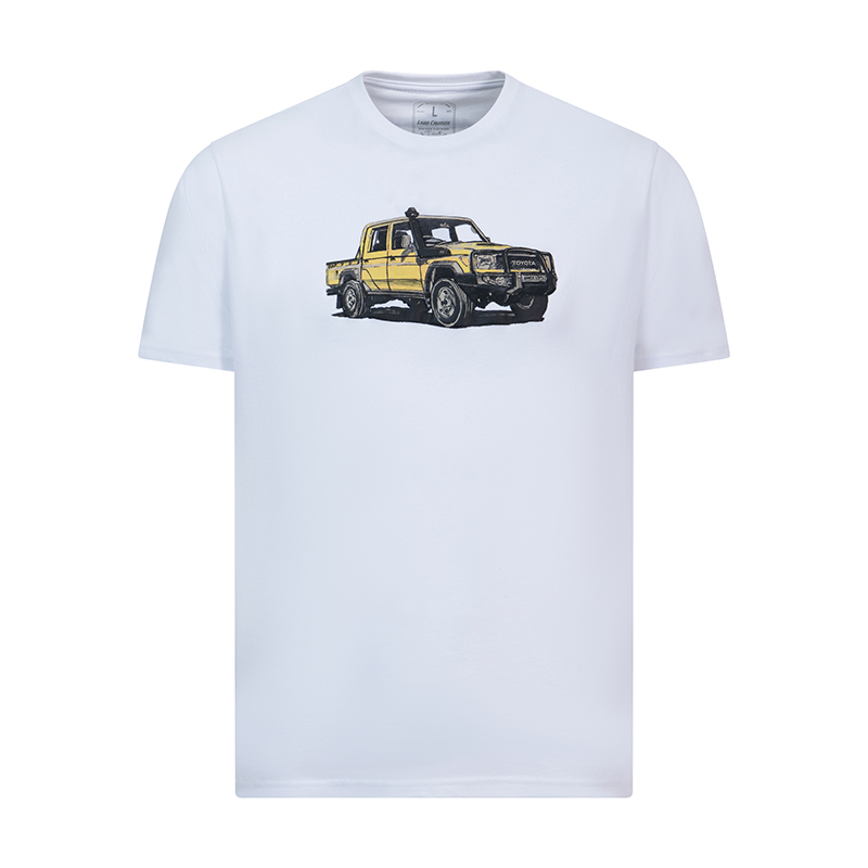 LC UNISEX ART PRINT T SHIRT-WHITE