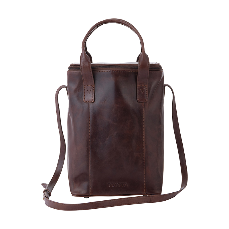 Toyota Brown Leather Double Wine Cooler