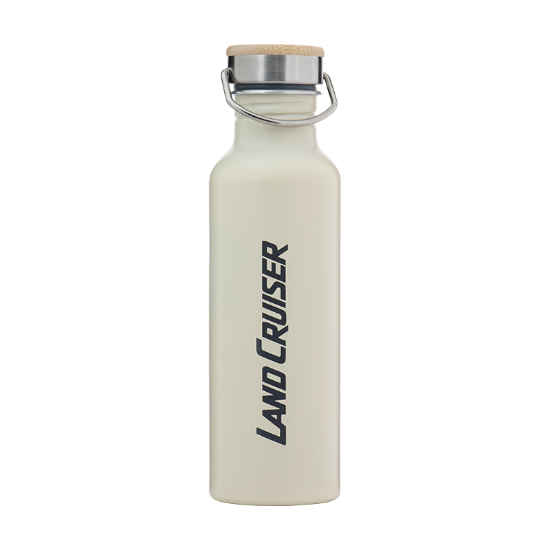LC Cream Aluminum Water Bottle