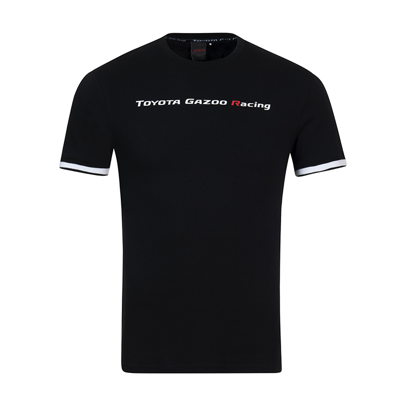 GR Men Black T Shirt with Cuffs