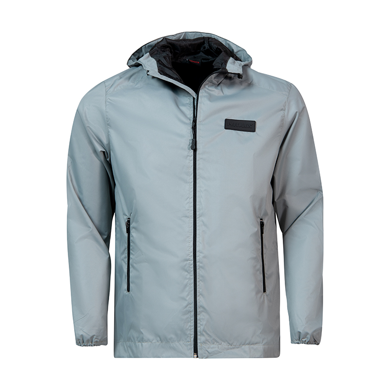 Hilux Grey Unisex Rain Jacket