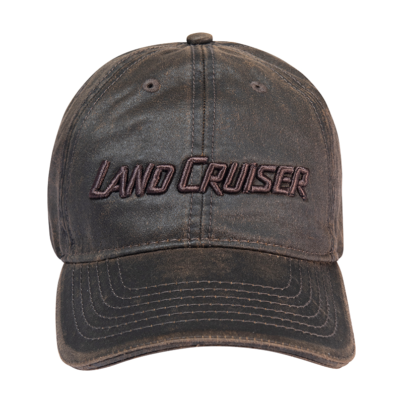 LAND CRUISER BROWN OIL SKIN CAP